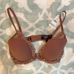 NWT Natori Feathers Bra - color Cinnamon, size 34C